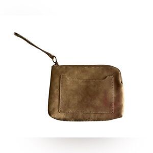 Vegan gold wristlet